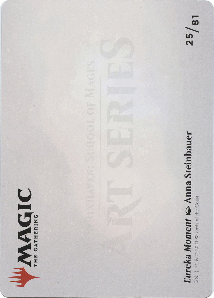 Eureka Moment // Eureka Moment (ASTX-025) - Strixhaven Art Series (Borderless) - Premium MTG Single from Wizards of the Coast - Just $0! Shop now at Game Crave Tournament Store