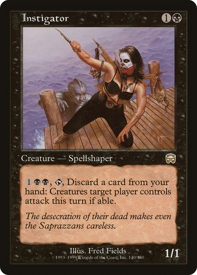 Instigator (MMQ-140) - Mercadian Masques Foil - Premium MTG Single from Wizards of the Coast - Just $7.14! Shop now at Game Crave Tournament Store