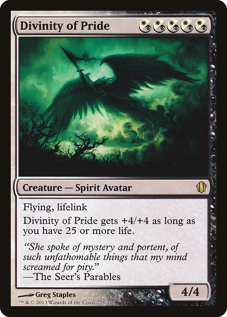 Divinity of Pride (C13-228) - Commander 2013 - Premium MTG Single from Wizards of the Coast - Just $0.58! Shop now at Game Crave Tournament Store