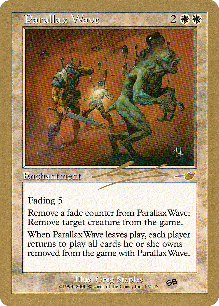 Parallax Wave (WC00-NL17SB) - World Championship Decks 2000 - Premium MTG Single from Wizards of the Coast - Just $2.54! Shop now at Game Crave Tournament Store