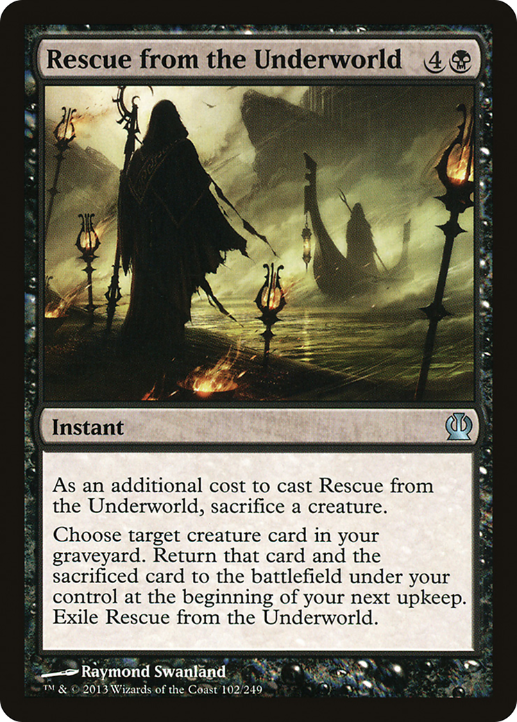 Rescue from the Underworld (THS-102) - Theros Foil - Premium MTG Single from Wizards of the Coast - Just $0.12! Shop now at Game Crave Tournament Store