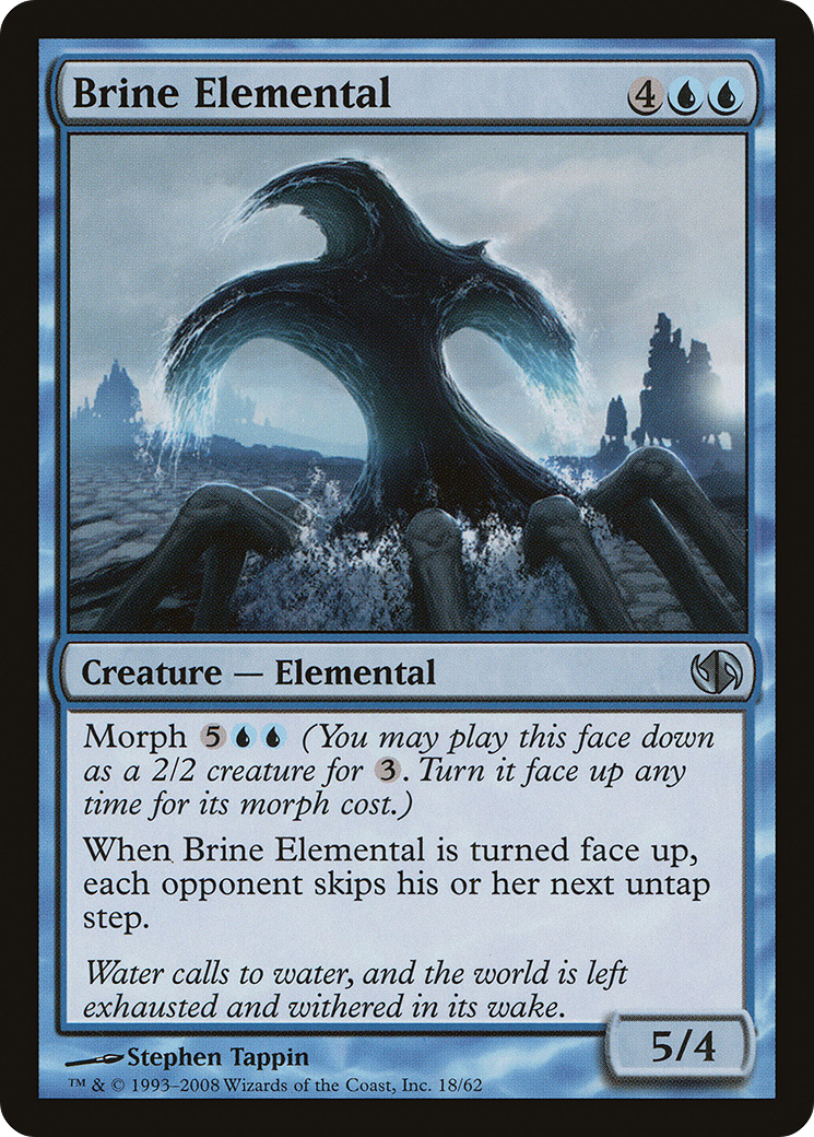 Brine Elemental (DD2-018) - Duel Decks: Jace vs. Chandra - Premium MTG Single from Wizards of the Coast - Just $0.08! Shop now at Game Crave Tournament Store