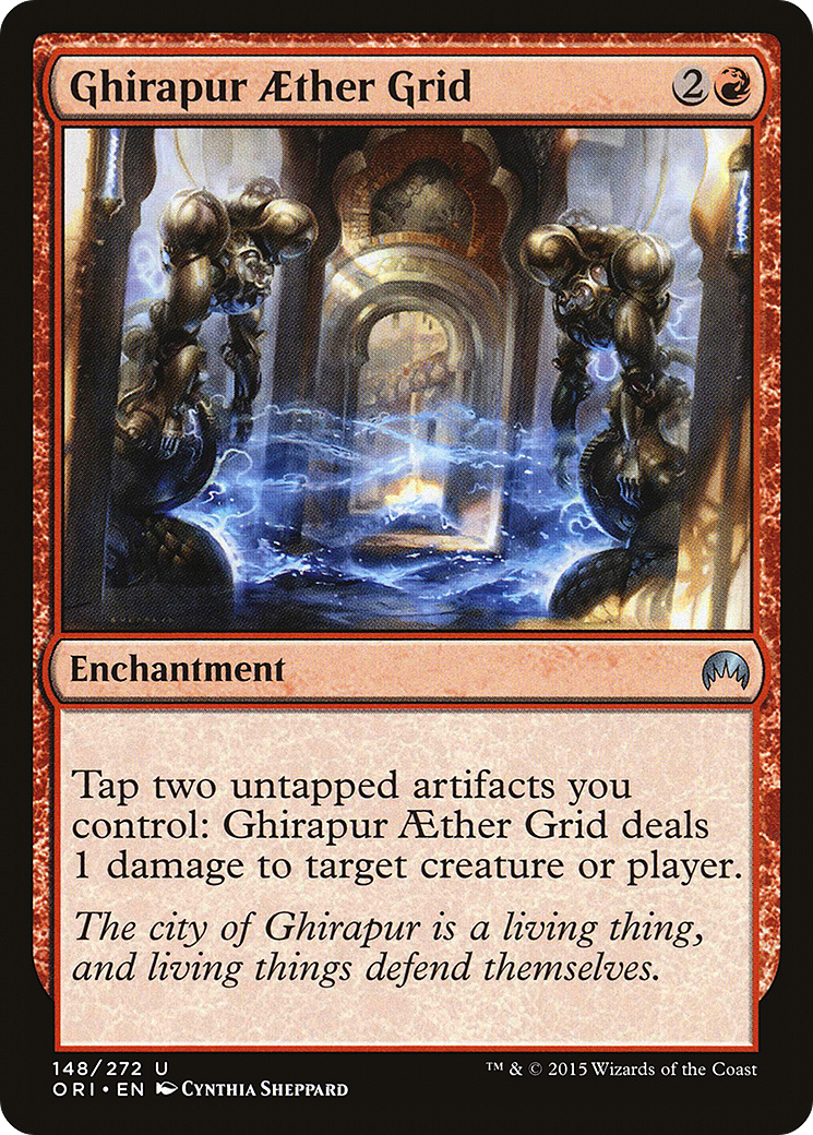 Ghirapur Aether Grid (ORI-148) - Magic Origins - Premium MTG Single from Wizards of the Coast - Just $0.25! Shop now at Game Crave Tournament Store