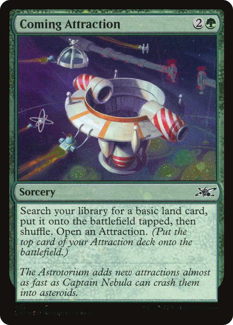 Coming Attraction (UNF-421) - Unfinity Foil - Premium MTG Single from Wizards of the Coast - Just $0.12! Shop now at Game Crave Tournament Store