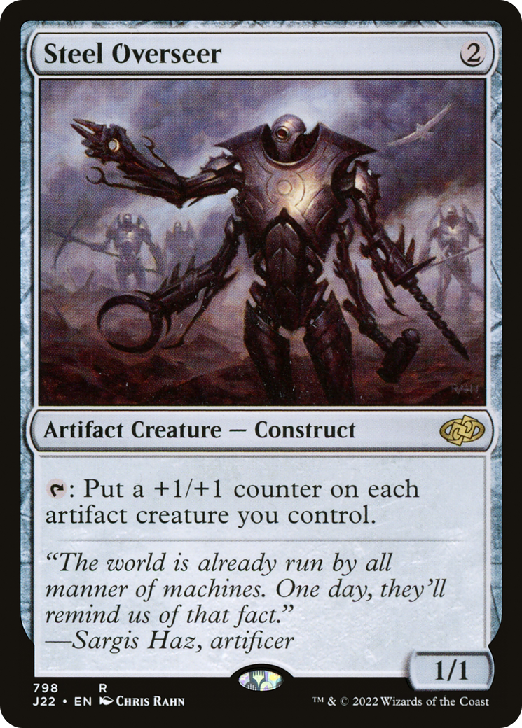 Steel Overseer (J22-798) - Jumpstart 2022 - Premium MTG Single from Wizards of the Coast - Just $0.88! Shop now at Game Crave Tournament Store