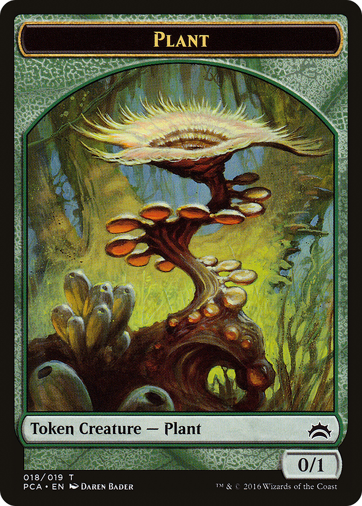 Plant (TPCA-018) - Planechase Anthology Tokens - Premium MTG Single from Wizards of the Coast - Just $0.17! Shop now at Game Crave Tournament Store