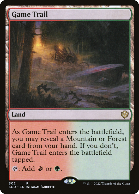 Game Trail (SCD-302) - Starter Commander Decks - Premium MTG Single from Wizards of the Coast - Just $0.08! Shop now at Game Crave Tournament Store