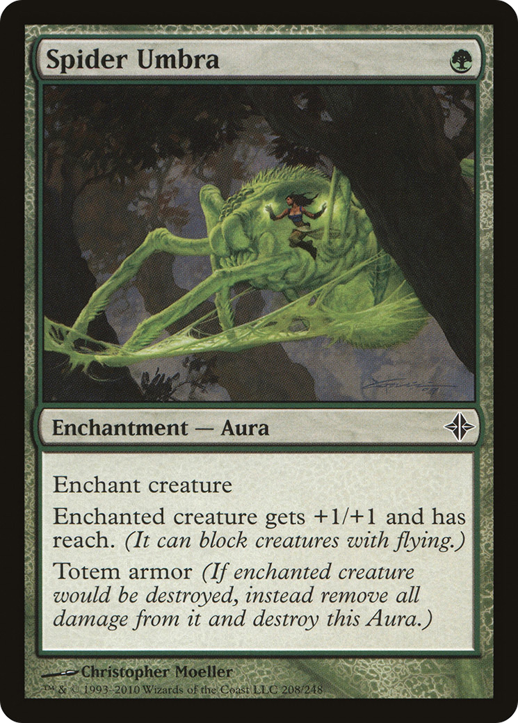 Spider Umbra (ROE-208) - Rise of the Eldrazi Foil - Premium MTG Single from Wizards of the Coast - Just $0.37! Shop now at Game Crave Tournament Store