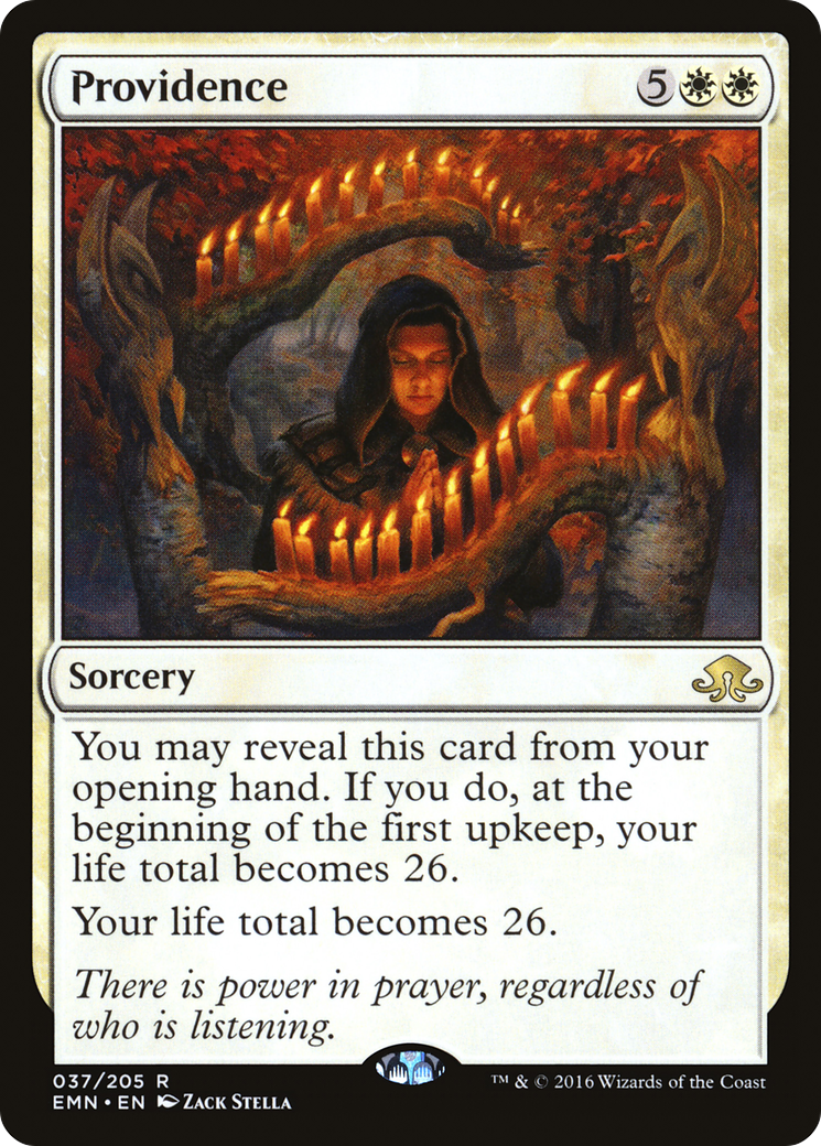 Providence (EMN-037) - Eldritch Moon Foil - Premium MTG Single from Wizards of the Coast - Just $0.08! Shop now at Game Crave Tournament Store