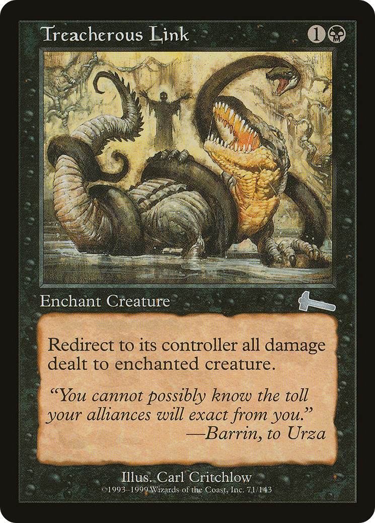 Treacherous Link (ULG-071) - Urza's Legacy - Premium MTG Single from Wizards of the Coast - Just $0.08! Shop now at Game Crave Tournament Store