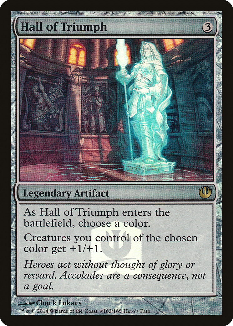 Hall of Triumph (PJOU-162) - Journey into Nyx Promos Foil - Premium MTG Single from Wizards of the Coast - Just $0.12! Shop now at Game Crave Tournament Store