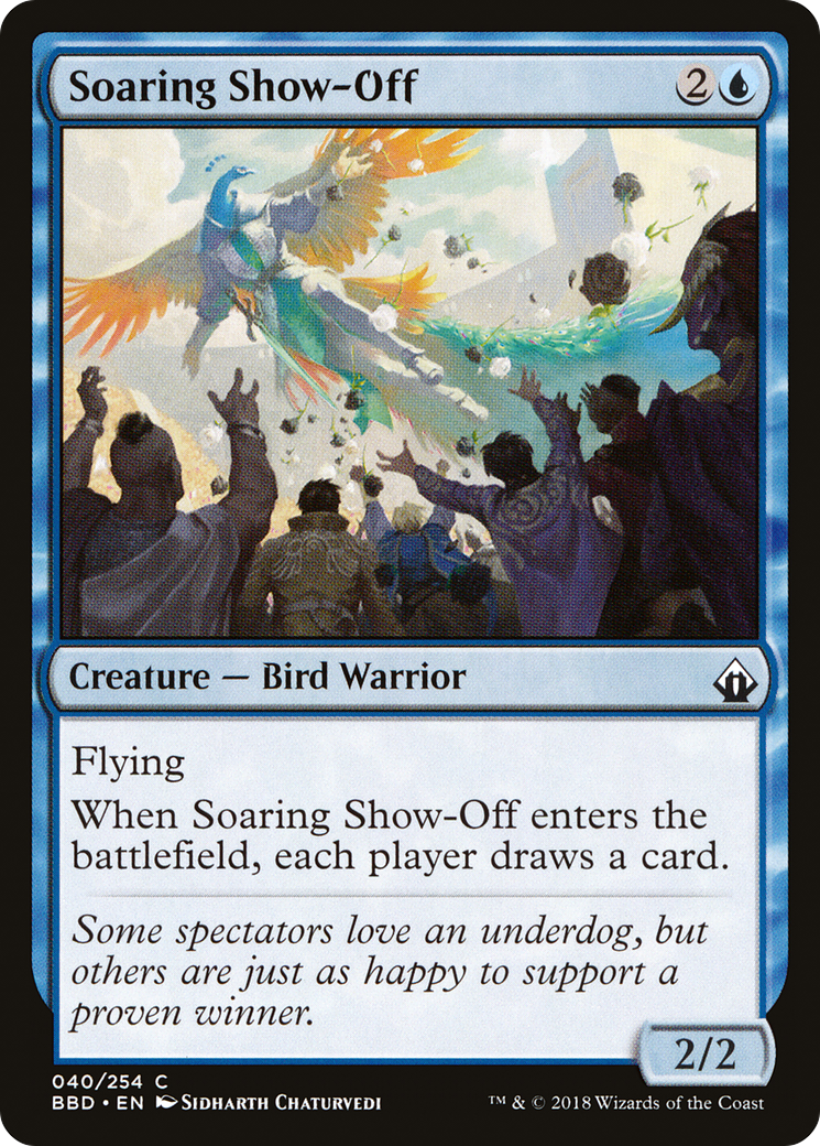 Soaring Show-Off (BBD-040) - Battlebond - Premium MTG Single from Wizards of the Coast - Just $0.08! Shop now at Game Crave Tournament Store