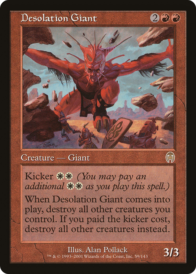 Desolation Giant (APC-059) - Apocalypse - Premium MTG Single from Wizards of the Coast - Just $0.08! Shop now at Game Crave Tournament Store
