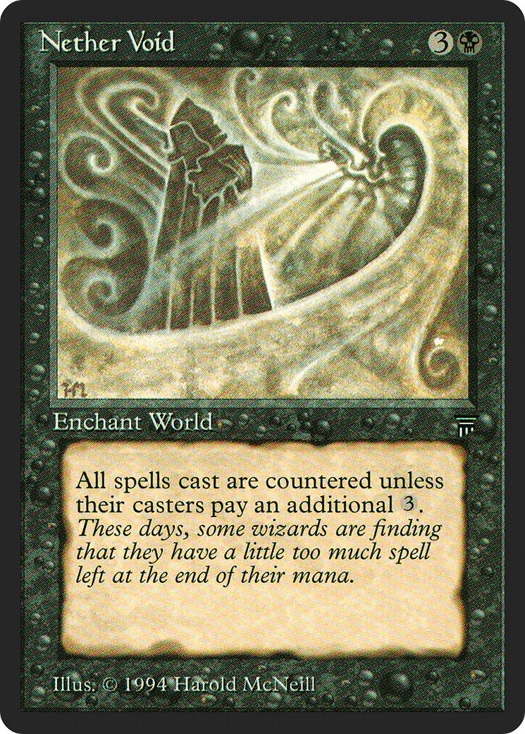 Nether Void (LEG-113) - Legends - Premium MTG Single from Wizards of the Coast - Just $129.33! Shop now at Game Crave Tournament Store
