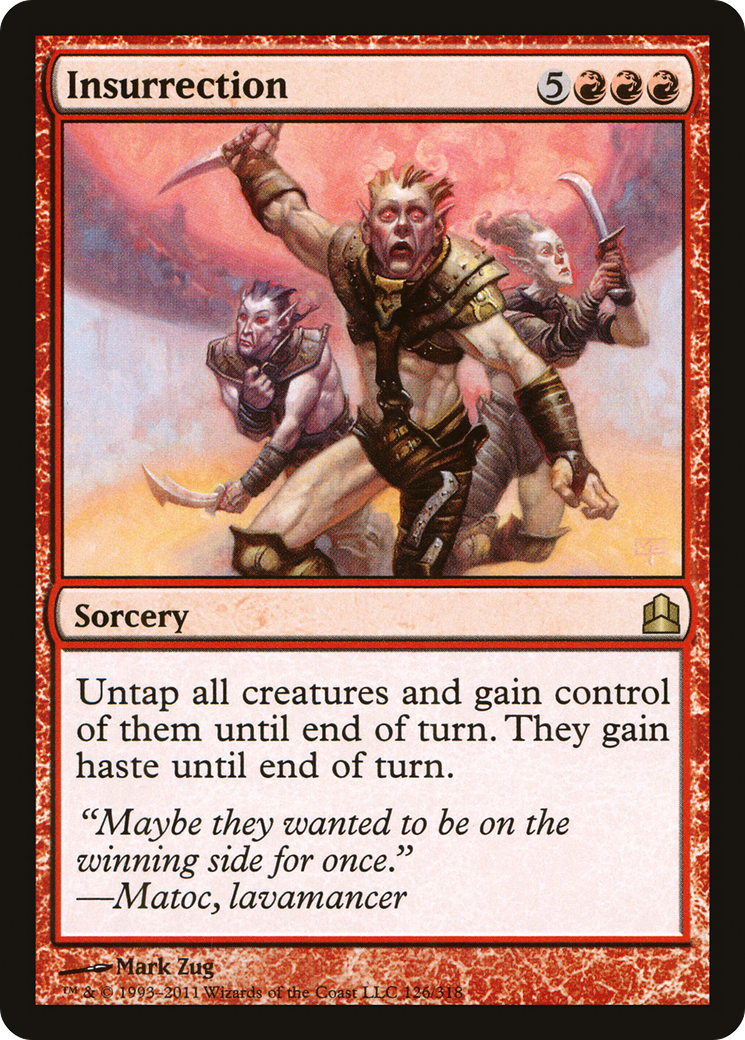 Insurrection (CMD-126) - Commander 2011 - Premium MTG Single from Wizards of the Coast - Just $1.42! Shop now at Game Crave Tournament Store
