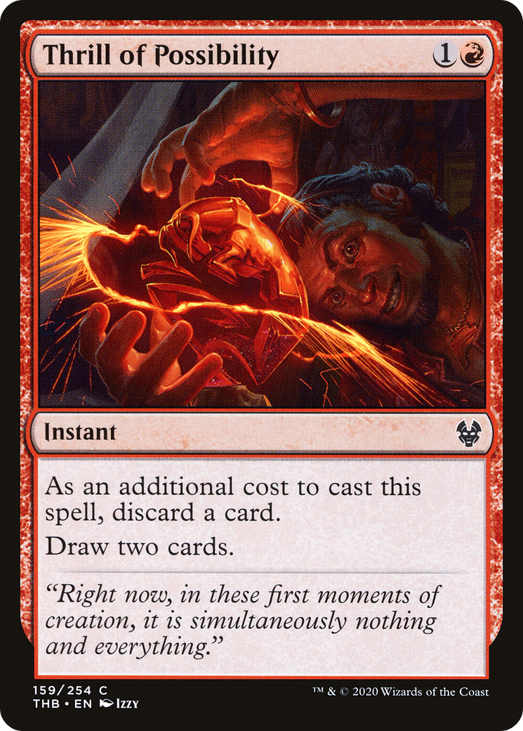 Thrill of Possibility (THB-159) - Theros Beyond Death - Premium MTG Single from Wizards of the Coast - Just $0.08! Shop now at Game Crave Tournament Store