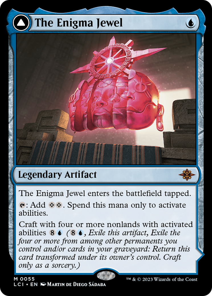 The Enigma Jewel // Locus of Enlightenment (LCI-055) - The Lost Caverns of Ixalan - Premium MTG Single from Wizards of the Coast - Just $0.24! Shop now at Game Crave Tournament Store