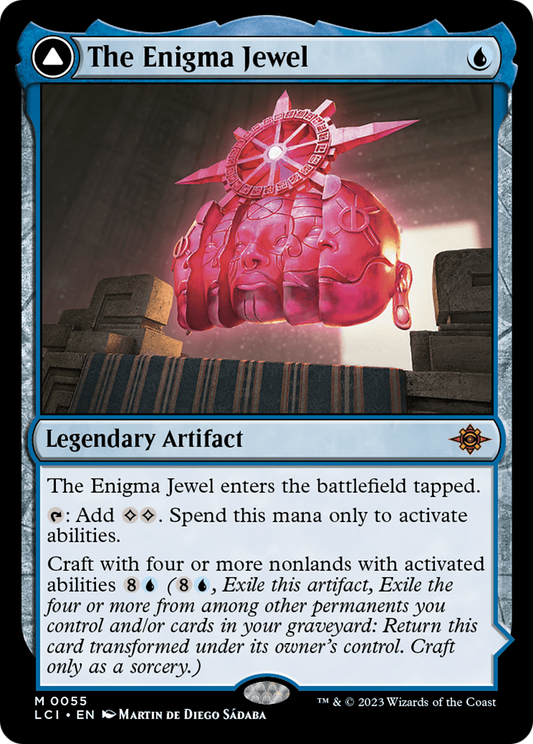 The Enigma Jewel // Locus of Enlightenment (LCI-055) - The Lost Caverns of Ixalan - Premium MTG Single from Wizards of the Coast - Just $0.24! Shop now at Game Crave Tournament Store
