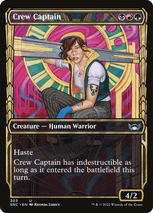Crew Captain (SNC-303) - Streets of New Capenna: (Showcase) - Premium MTG Single from Wizards of the Coast - Just $0.08! Shop now at Game Crave Tournament Store