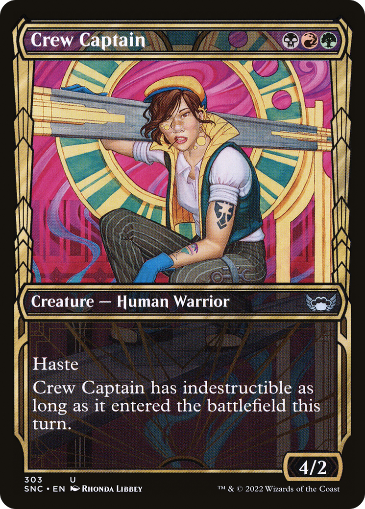 Crew Captain (SNC-303) - Streets of New Capenna: (Showcase) Foil - Premium MTG Single from Wizards of the Coast - Just $0.08! Shop now at Game Crave Tournament Store