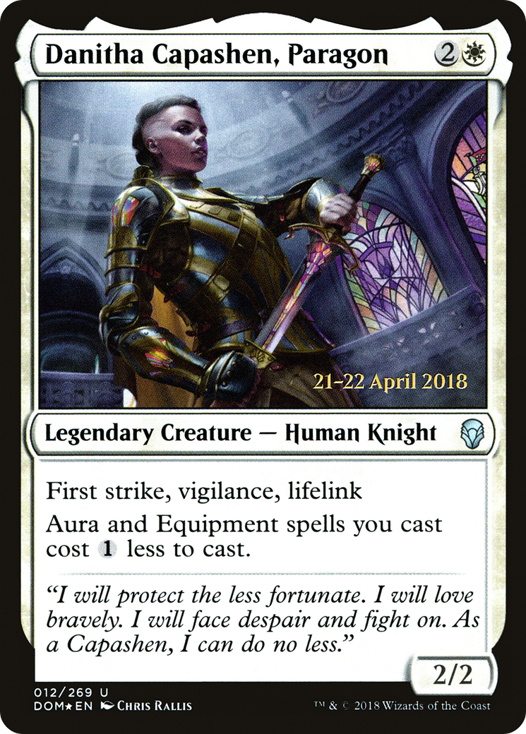 Danitha Capashen, Paragon (PDOM-12S) - Dominaria Promos Foil - Premium MTG Single from Wizards of the Coast - Just $0.58! Shop now at Game Crave Tournament Store