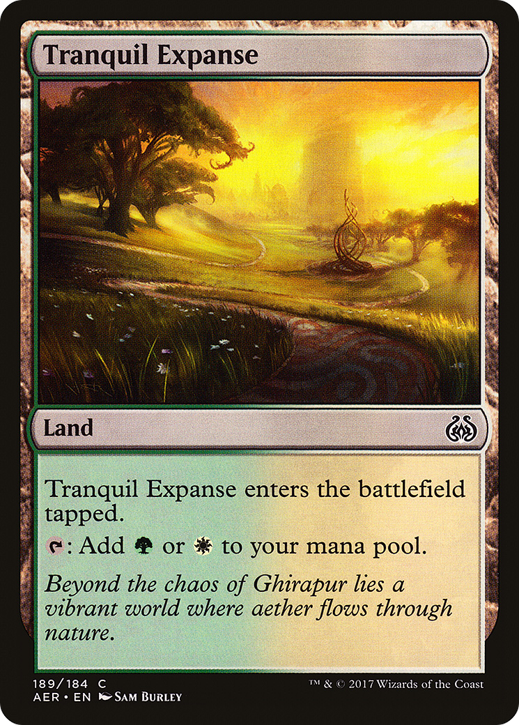 Tranquil Expanse (AER-189) - Aether Revolt - Premium MTG Single from Wizards of the Coast - Just $0.08! Shop now at Game Crave Tournament Store