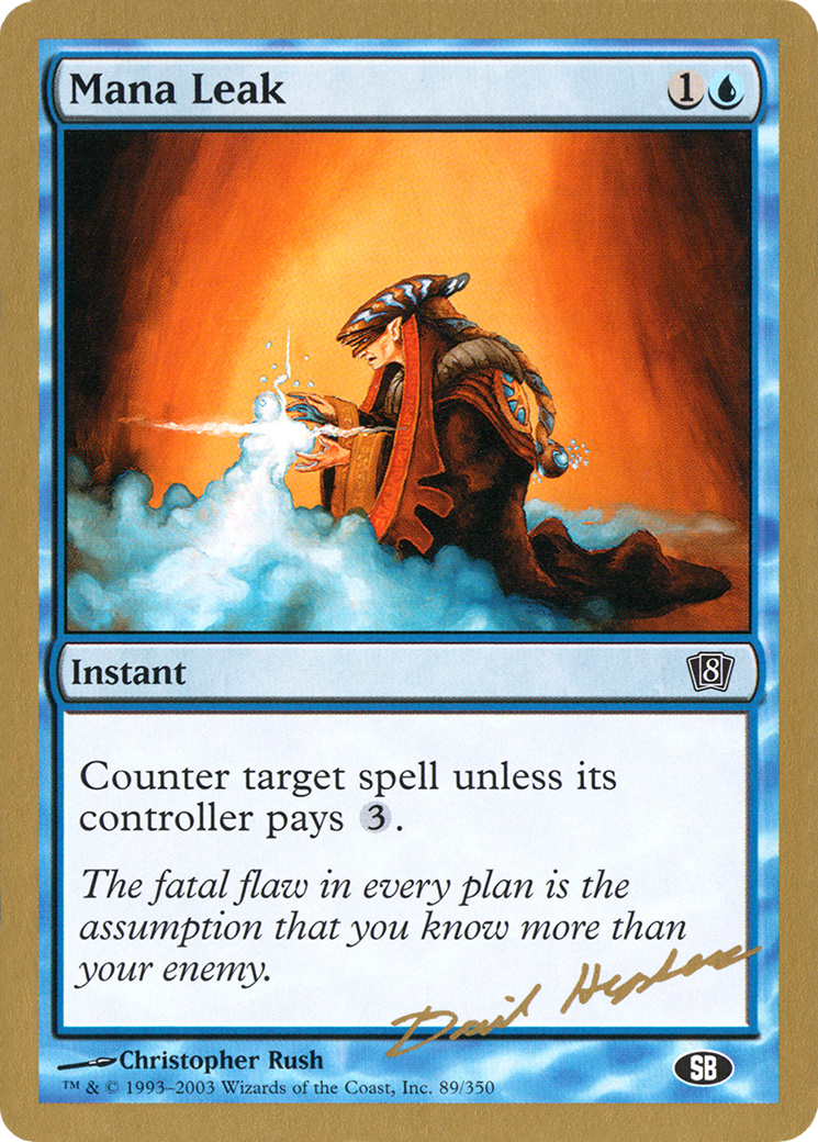 Mana Leak (WC03-DH89SB) - World Championship Decks 2003 - Premium MTG Single from Wizards of the Coast - Just $0.17! Shop now at Game Crave Tournament Store