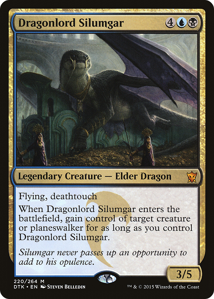 Dragonlord Silumgar (DTK-220) - Dragons of Tarkir - Premium MTG Single from Wizards of the Coast - Just $1.01! Shop now at Game Crave Tournament Store