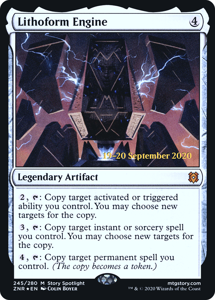 Lithoform Engine (PZNR-245S) - Zendikar Rising Promos Foil - Premium MTG Single from Wizards of the Coast - Just $2.55! Shop now at Game Crave Tournament Store