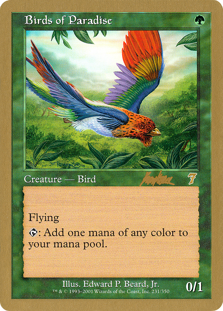 Birds of Paradise (WC02-BK231) - World Championship Decks 2002 - Premium MTG Single from Wizards of the Coast - Just $3! Shop now at Game Crave Tournament Store