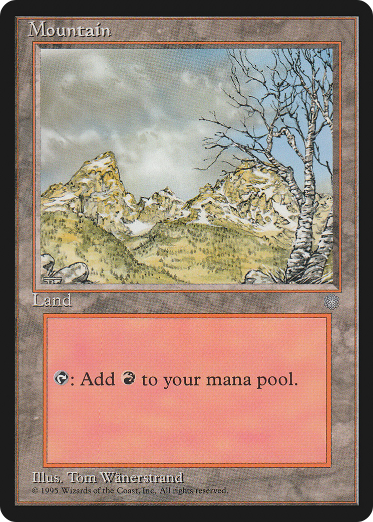 Mountain (ICE-377) - Ice Age - Premium MTG Single from Wizards of the Coast - Just $0.17! Shop now at Game Crave Tournament Store