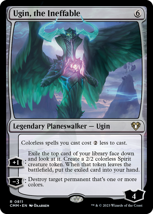 Ugin, the Ineffable (CMM-811) - Commander Masters - Premium MTG Single from Wizards of the Coast - Just $0.22! Shop now at Game Crave Tournament Store