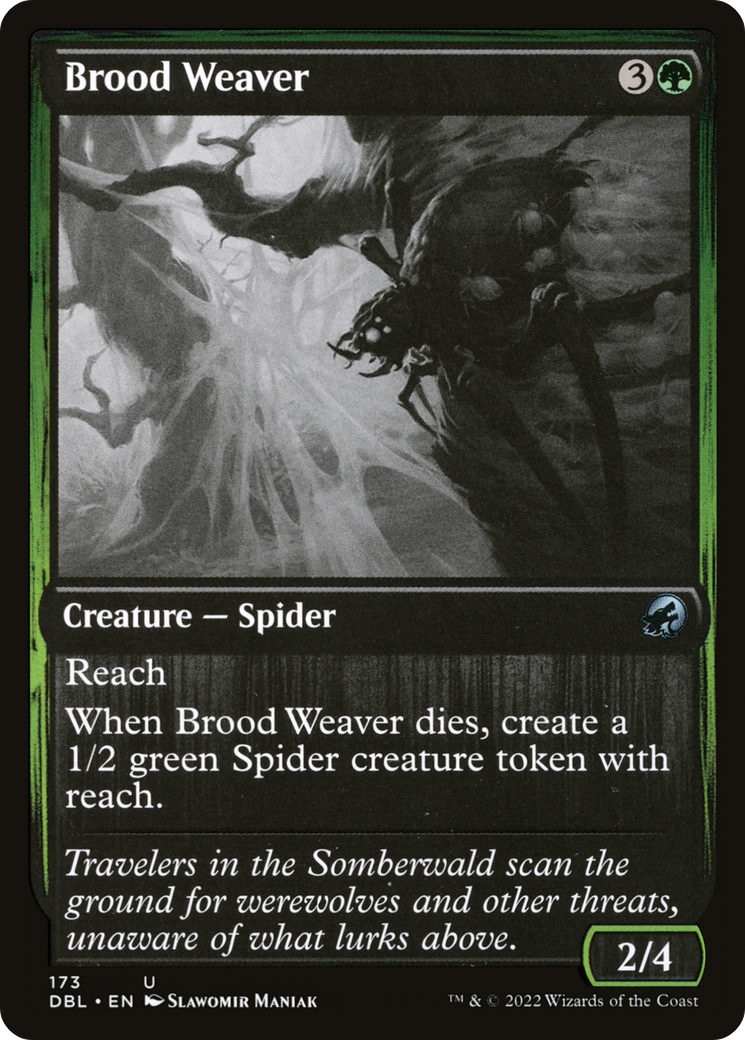 Brood Weaver (DBL-173) - Innistrad: Double Feature - Premium MTG Single from Wizards of the Coast - Just $0.53! Shop now at Game Crave Tournament Store
