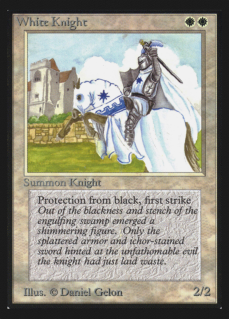 White Knight (CEI-044) - Intl. Collectors' Edition - Premium MTG Single from Wizards of the Coast - Just $2.43! Shop now at Game Crave Tournament Store