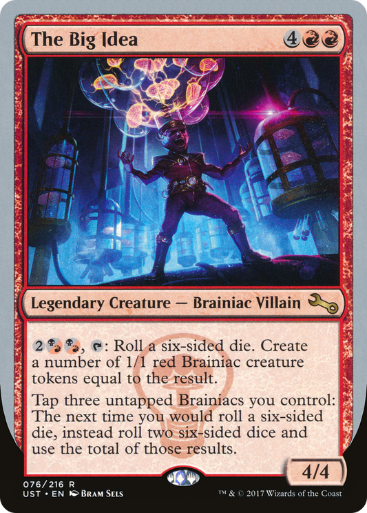 The Big Idea (UST-076) - Unstable Foil - Premium MTG Single from Wizards of the Coast - Just $0.42! Shop now at Game Crave Tournament Store