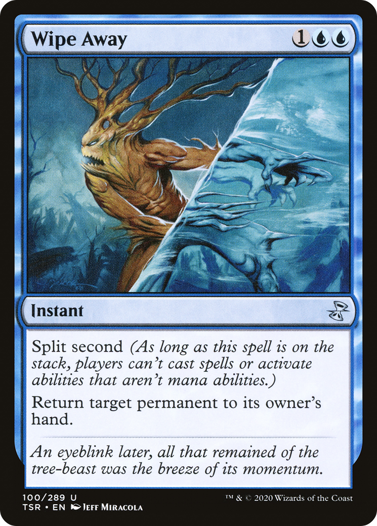 Wipe Away (TSR-100) - Time Spiral Remastered - Premium MTG Single from Wizards of the Coast - Just $0.08! Shop now at Game Crave Tournament Store