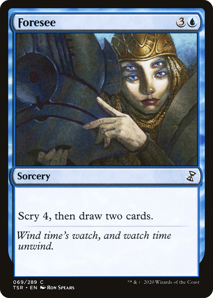 Foresee (TSR-069) - Time Spiral Remastered - Premium MTG Single from Wizards of the Coast - Just $0.08! Shop now at Game Crave Tournament Store