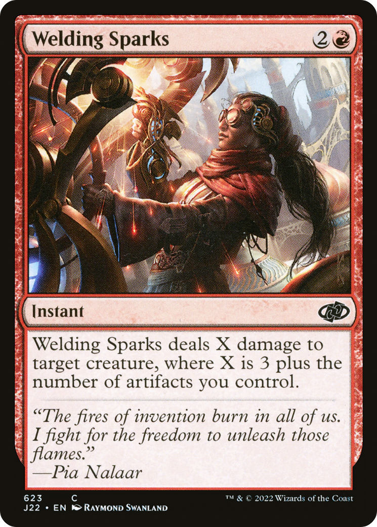 Welding Sparks (J22-623) - Jumpstart 2022 - Premium MTG Single from Wizards of the Coast - Just $0.08! Shop now at Game Crave Tournament Store