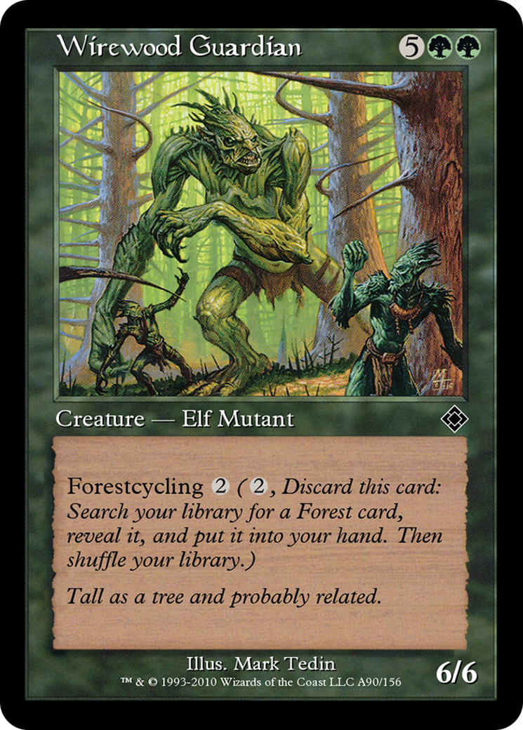 Wirewood Guardian (TD0-A90) - Magic Online Theme Decks - Premium MTG Single from Wizards of the Coast - Just $0! Shop now at Game Crave Tournament Store