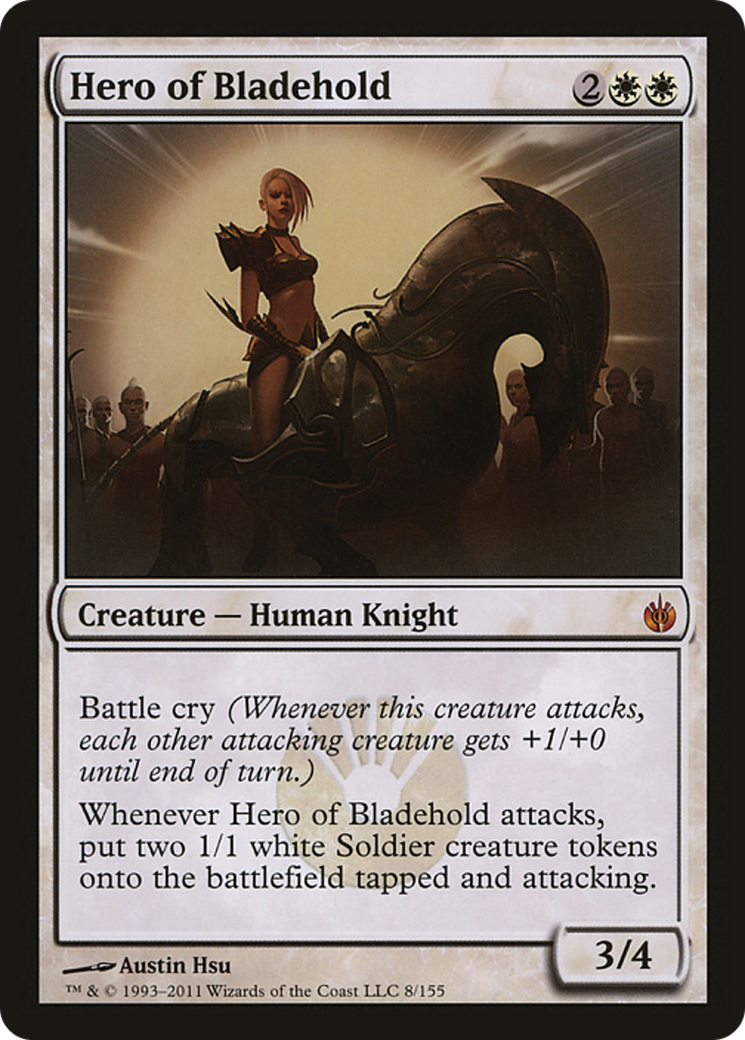 Hero of Bladehold (P11-008) - Magic Player Rewards 2011 - Premium MTG Single from Wizards of the Coast - Just $0! Shop now at Game Crave Tournament Store