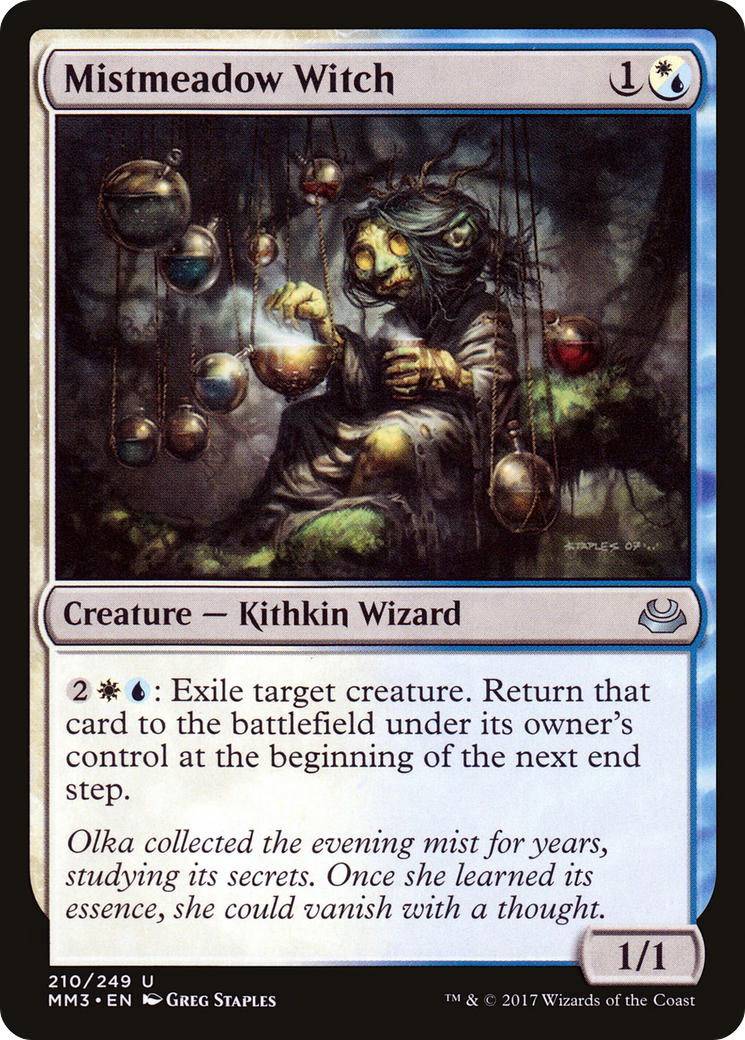 Mistmeadow Witch (MM3-210) - Modern Masters 2017 Foil - Premium MTG Single from Wizards of the Coast - Just $0.14! Shop now at Game Crave Tournament Store