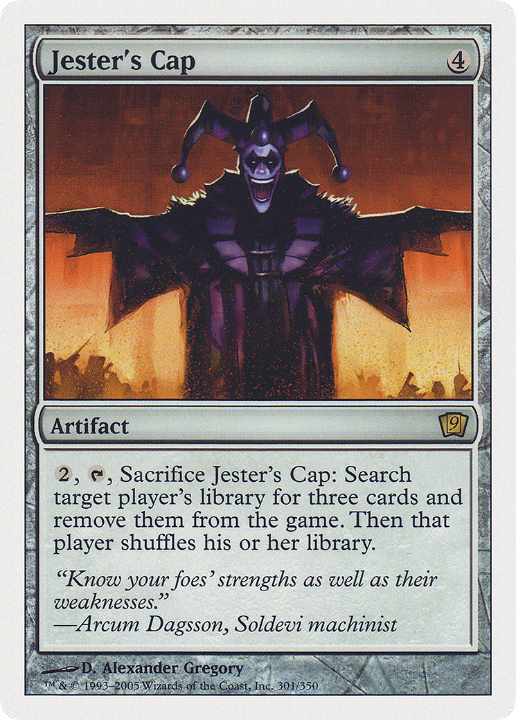 Jester's Cap (9ED-301) - Ninth Edition - Premium MTG Single from Wizards of the Coast - Just $0.32! Shop now at Game Crave Tournament Store
