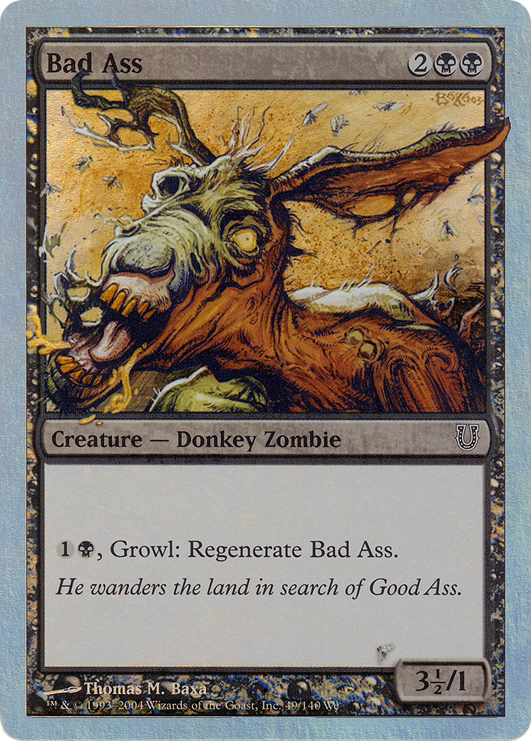 Bad Ass (UNH-49★) - Unhinged Foil - Premium MTG Single from Wizards of the Coast - Just $3.10! Shop now at Game Crave Tournament Store