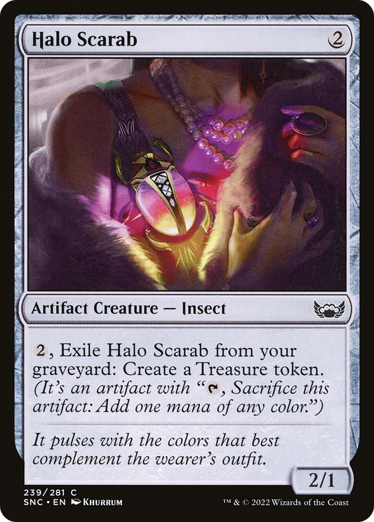 Halo Scarab (SNC-239) - Streets of New Capenna - Premium MTG Single from Wizards of the Coast - Just $0.08! Shop now at Game Crave Tournament Store