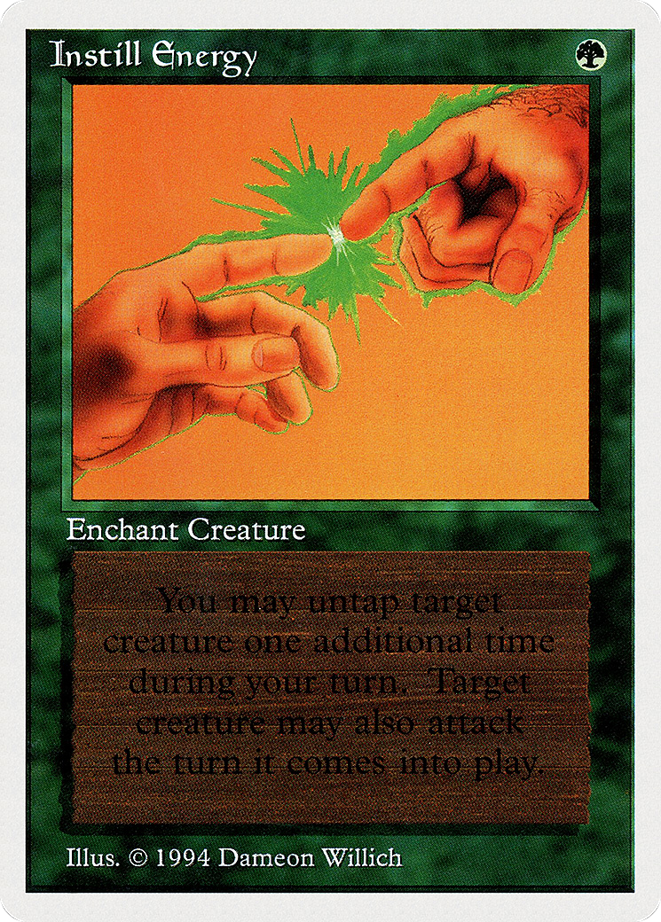 Instill Energy (SUM-203) - Summer Magic / Edgar - Premium MTG Single from Wizards of the Coast - Just $0.27! Shop now at Game Crave Tournament Store