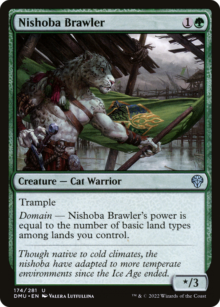Nishoba Brawler (DMU-174) - Dominaria United - Premium MTG Single from Wizards of the Coast - Just $0.08! Shop now at Game Crave Tournament Store