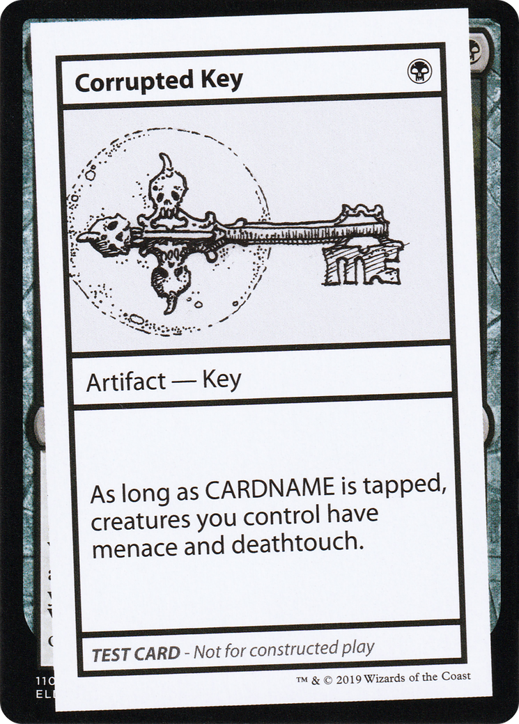 Corrupted Key (CMB2-039) - Mystery Booster Playtest Cards 2021 - Premium MTG Single from Wizards of the Coast - Just $0.08! Shop now at Game Crave Tournament Store