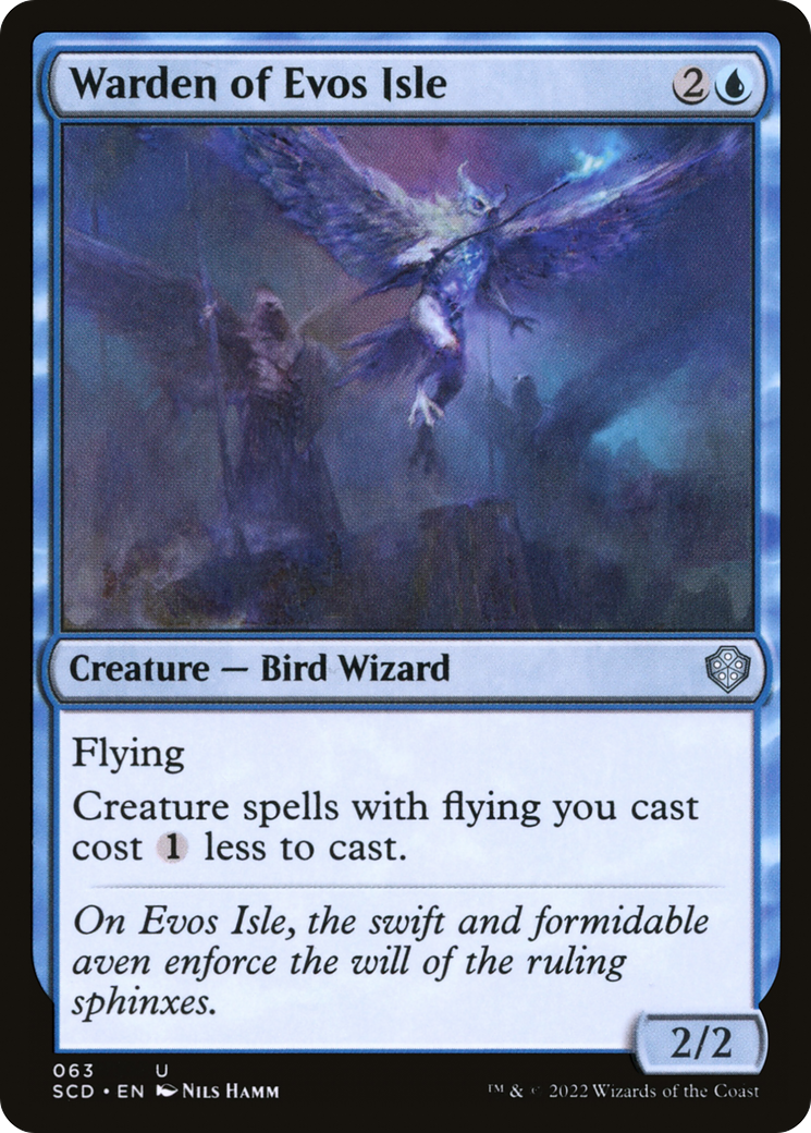 Warden of Evos Isle (SCD-063) - Starter Commander Decks - Premium MTG Single from Wizards of the Coast - Just $0.25! Shop now at Game Crave Tournament Store