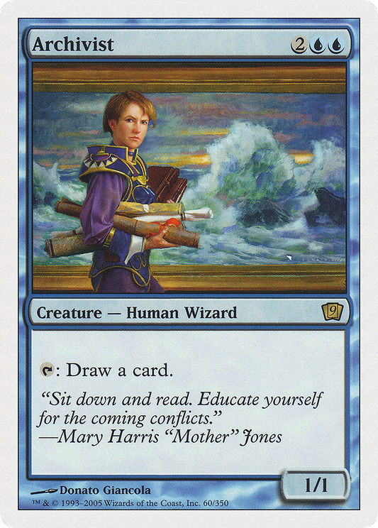 Archivist (9ED-060) - Ninth Edition - Premium MTG Single from Wizards of the Coast - Just $0.09! Shop now at Game Crave Tournament Store
