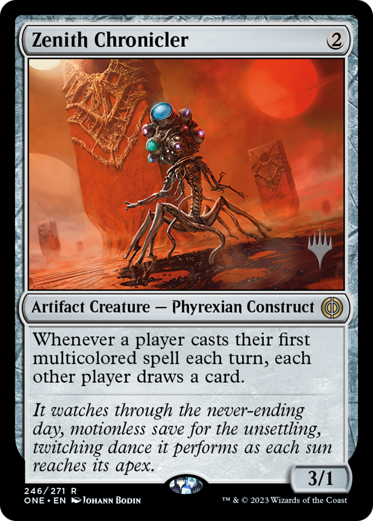 Zenith Chronicler (PONE-246P) - Phyrexia: All Will Be One Promos - Premium MTG Single from Wizards of the Coast - Just $0.10! Shop now at Game Crave Tournament Store
